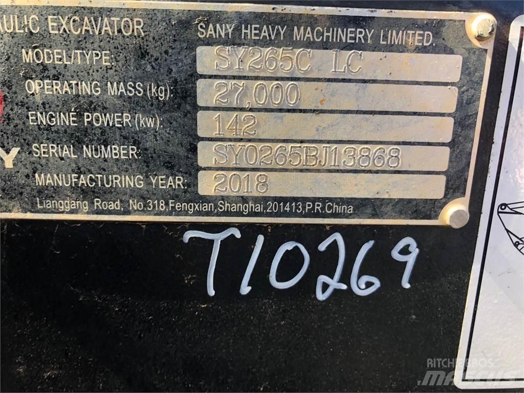 Sany SY265C Escavatori cingolati