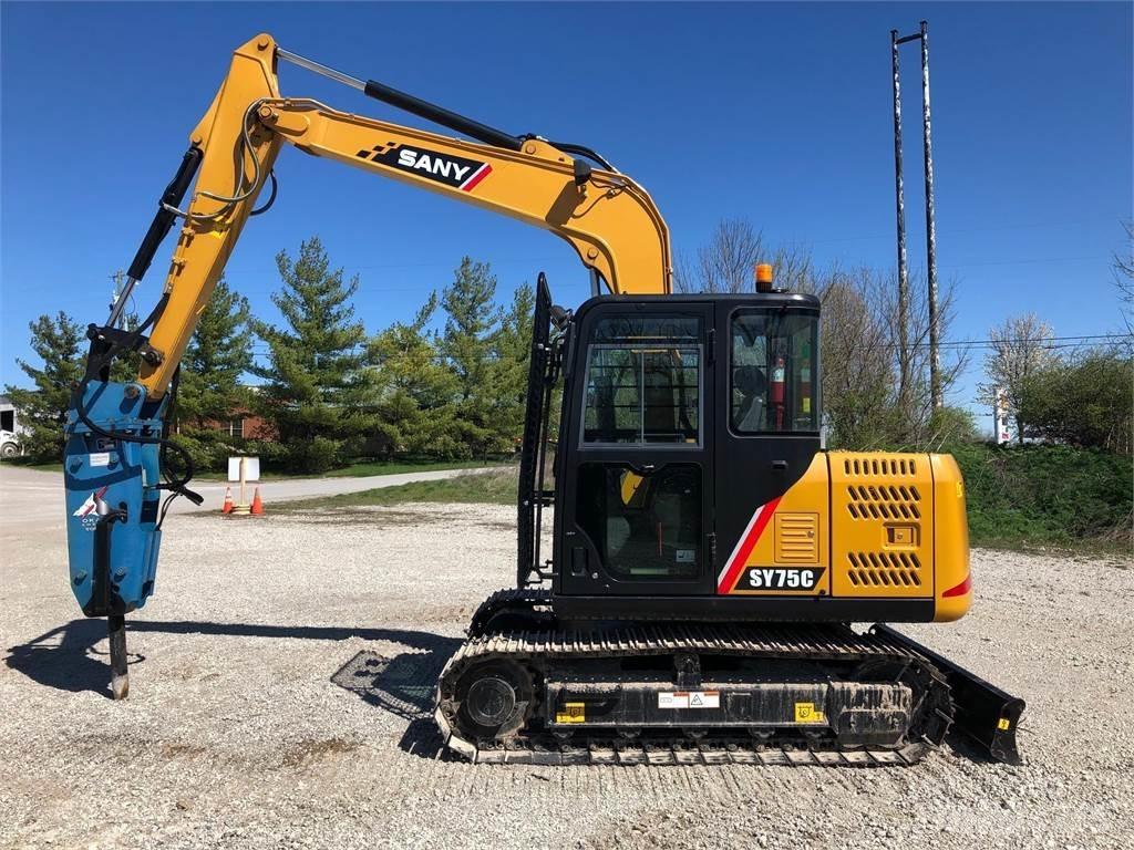 Sany SY75C Escavatori cingolati