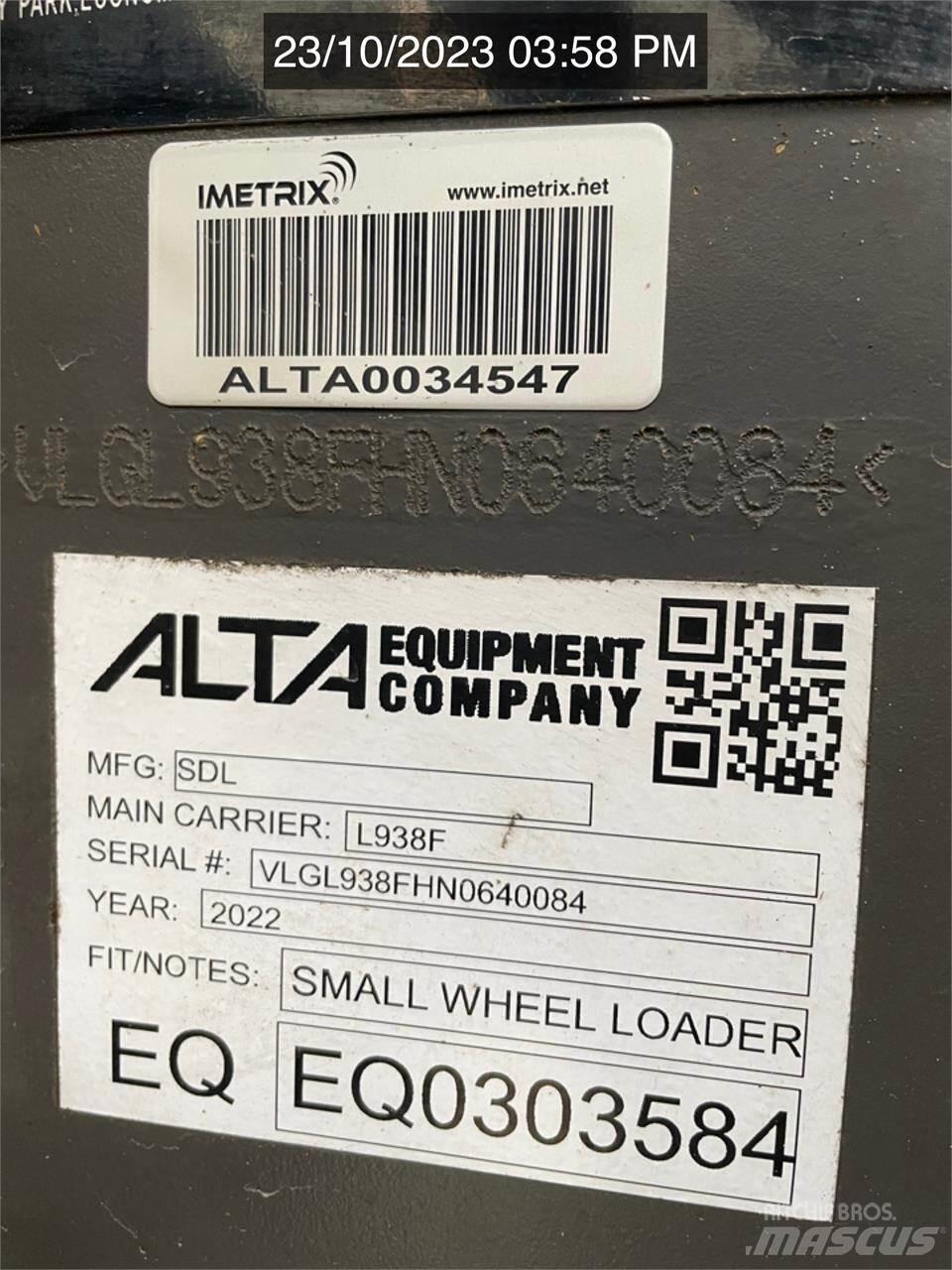 SDLG L938F Pale gommate