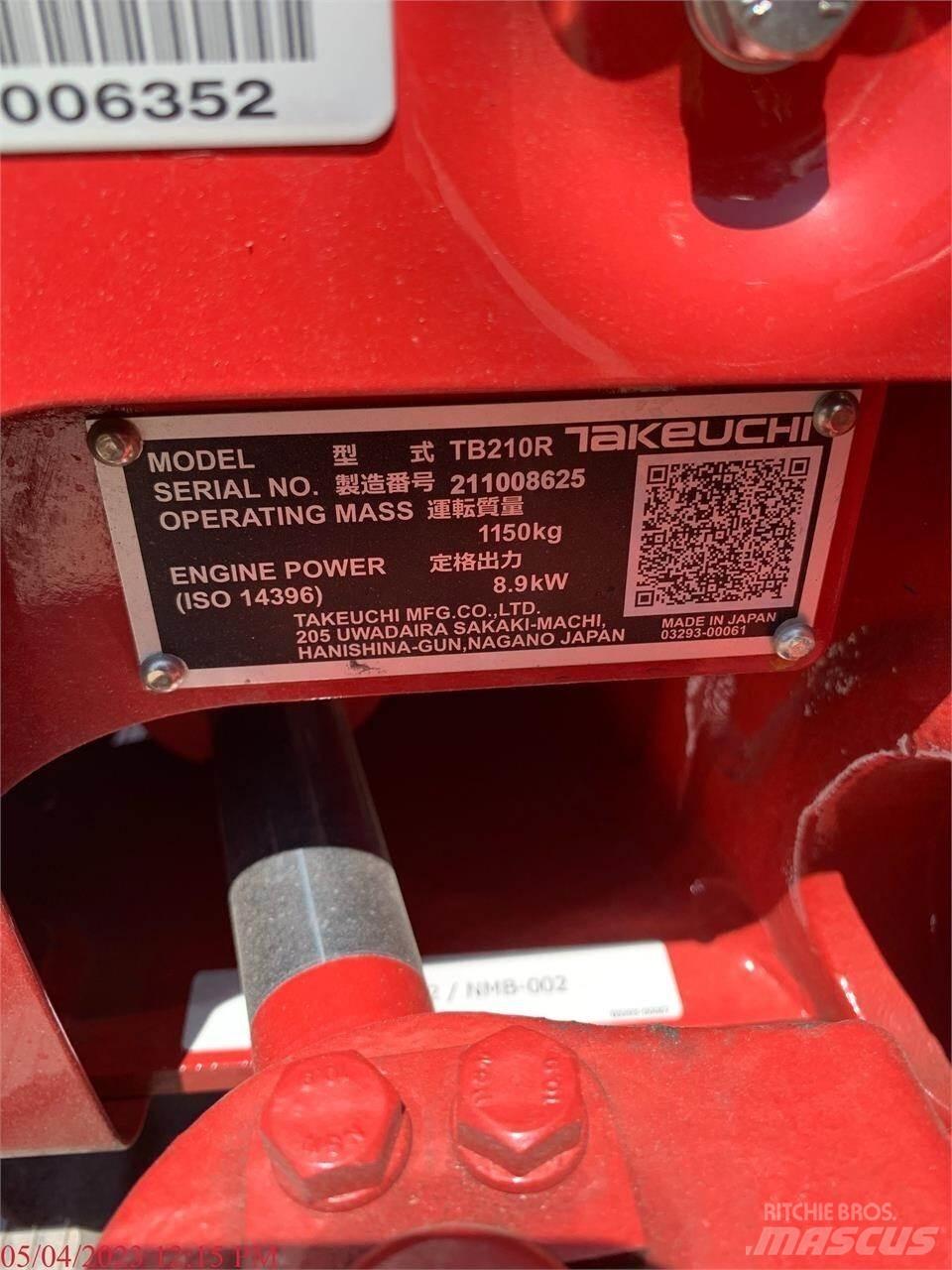 Takeuchi TB210R Miniescavatori