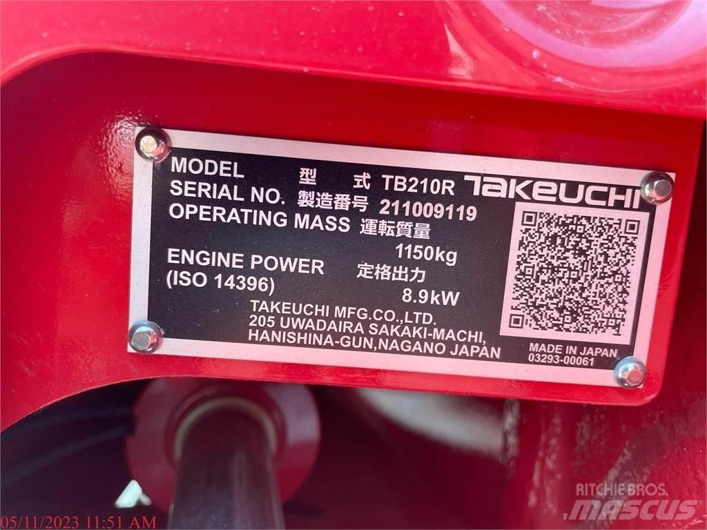 Takeuchi TB210R Miniescavatori