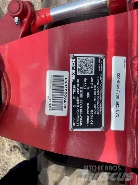 Takeuchi TB216 Miniescavatori