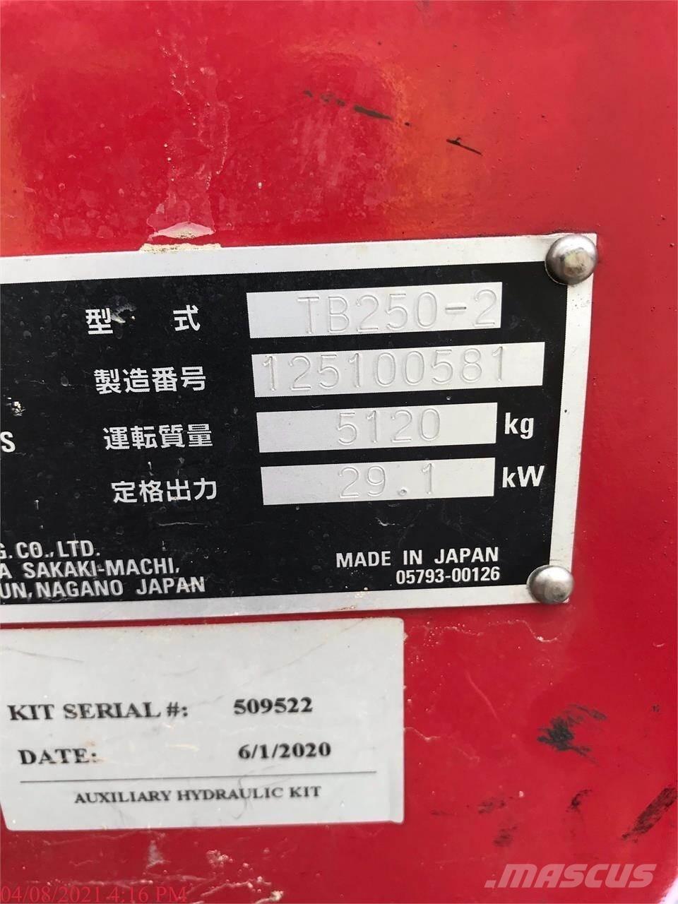 Takeuchi TB250-2 Miniescavatori