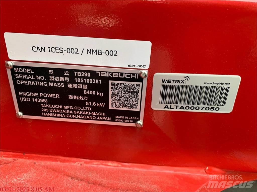 Takeuchi TB290 Escavatori cingolati