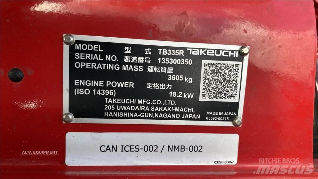 Takeuchi TB335R Miniescavatori