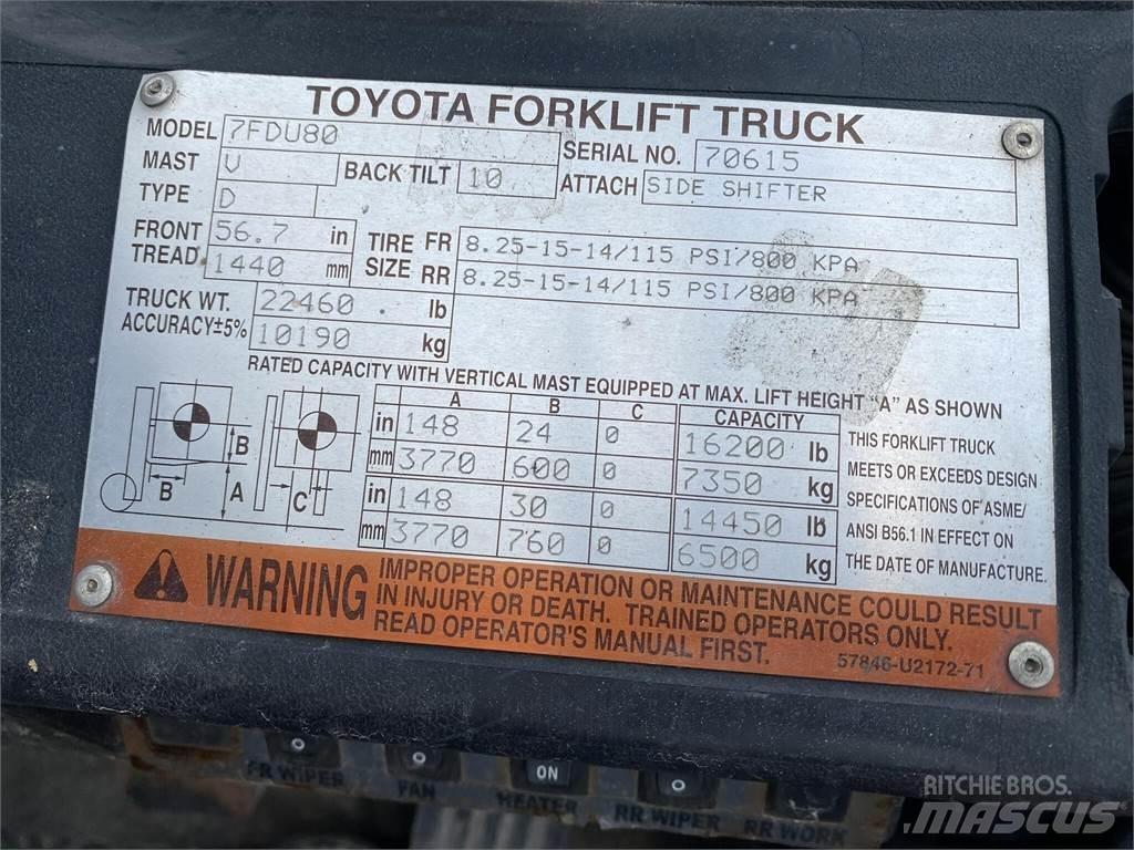 Toyota 7FDU80 Carrelli elevatori-Altro