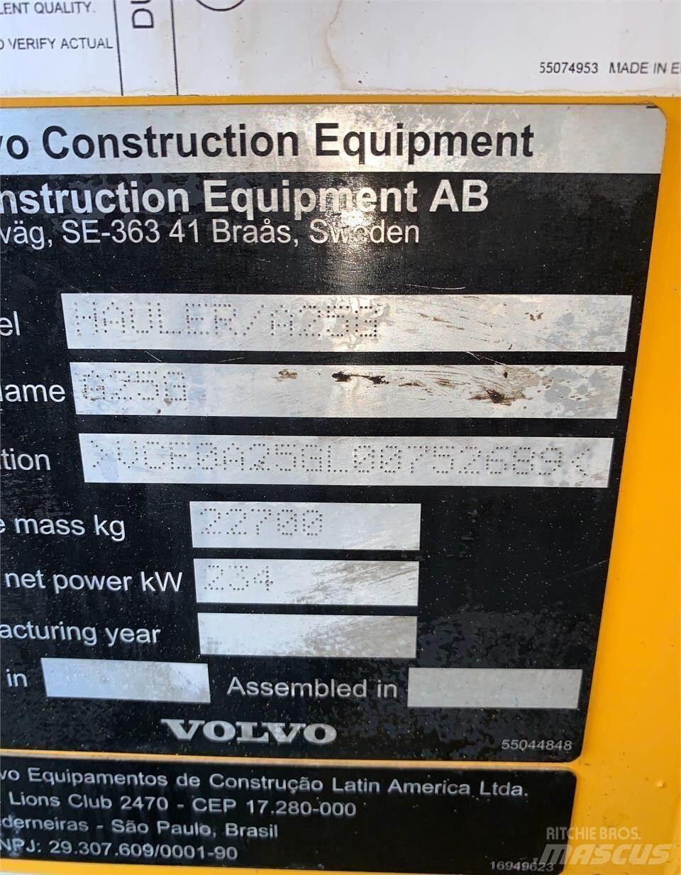 Volvo A25G Dumpers articolati