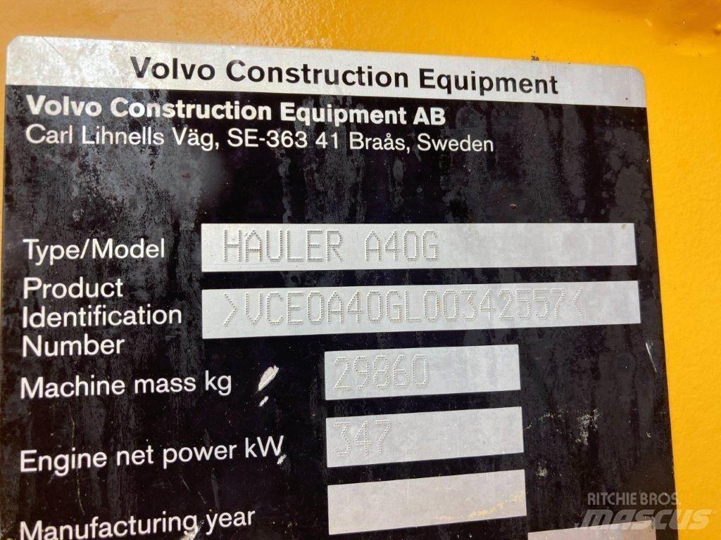 Volvo A40G Dumpers articolati