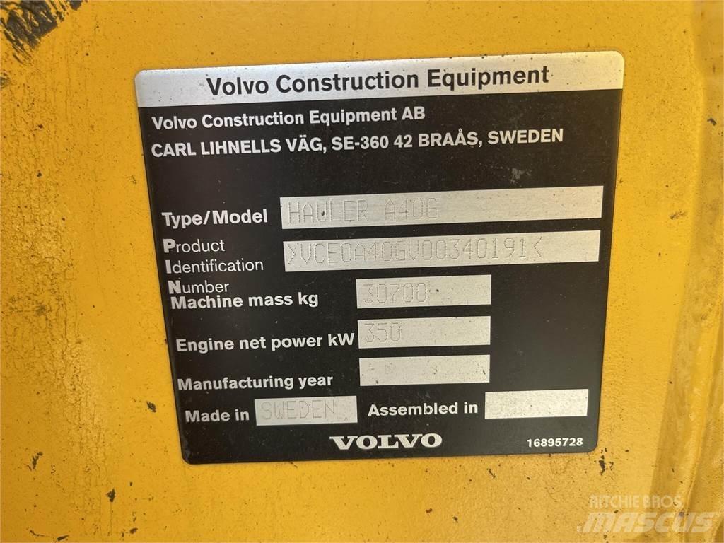 Volvo A40G Autocisterne