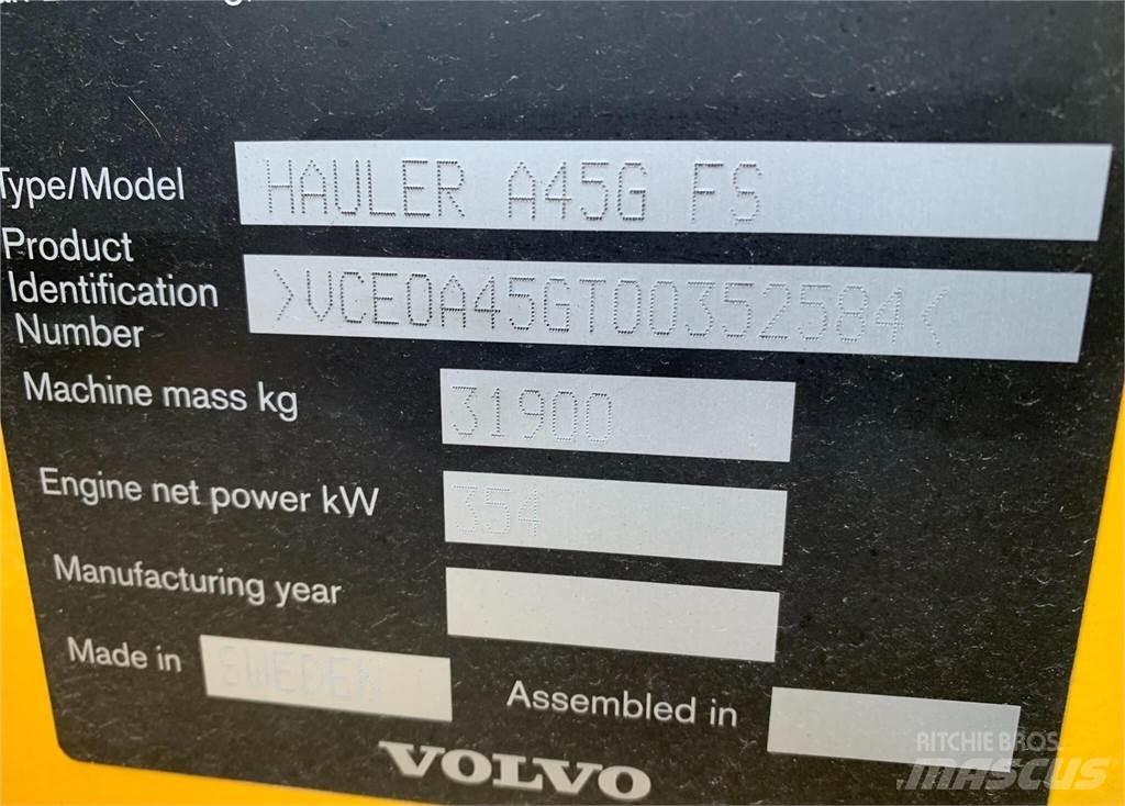 Volvo A45G FS Dumpers articolati