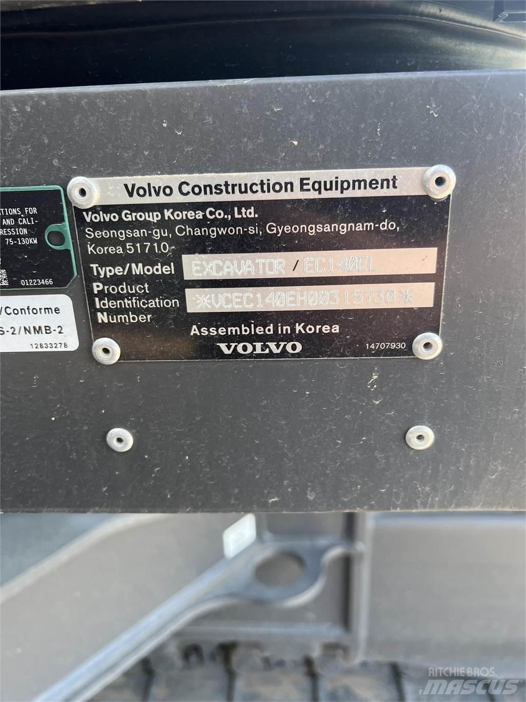 Volvo EC140EL Escavatori cingolati