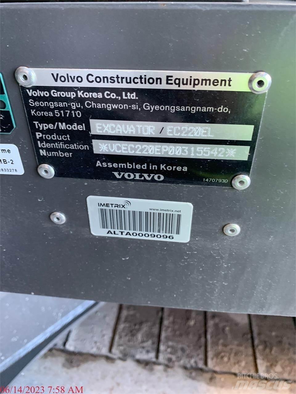 Volvo EC220EL Escavatori cingolati