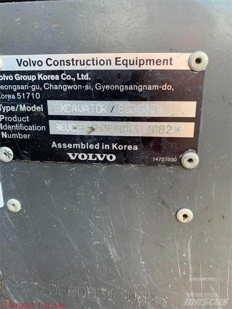 Volvo EC350EL Escavatori cingolati