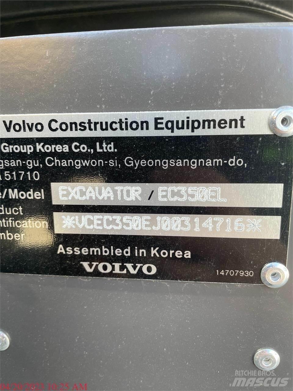 Volvo EC350EL Escavatori cingolati