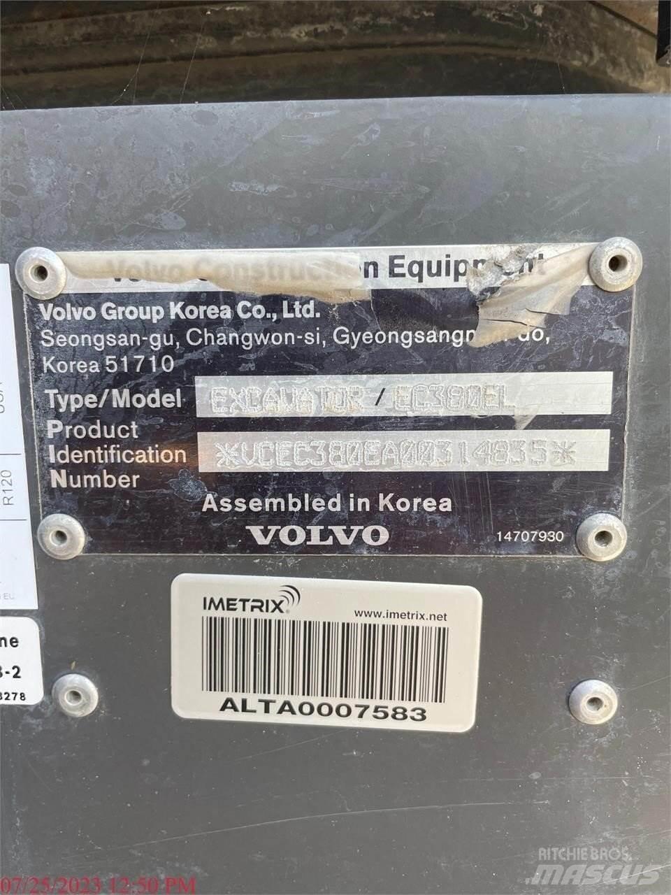 Volvo EC380EL Escavatori cingolati