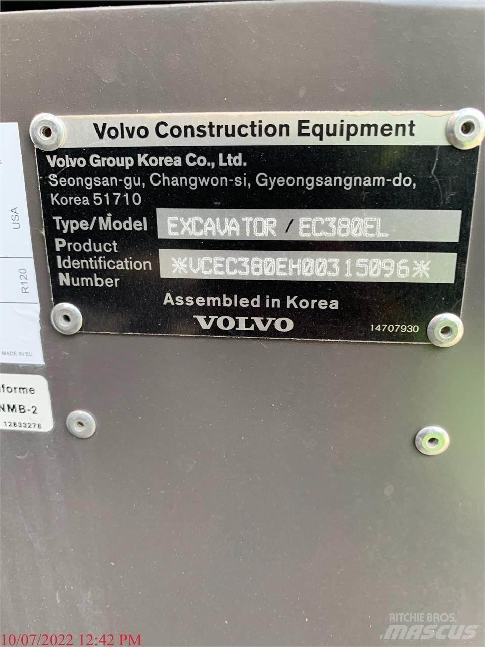 Volvo EC380EL Escavatori cingolati