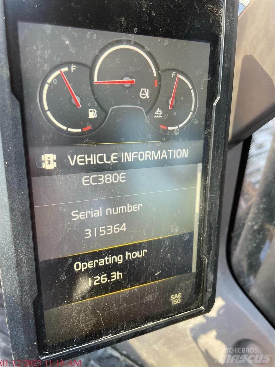 Volvo EC380EL Escavatori cingolati