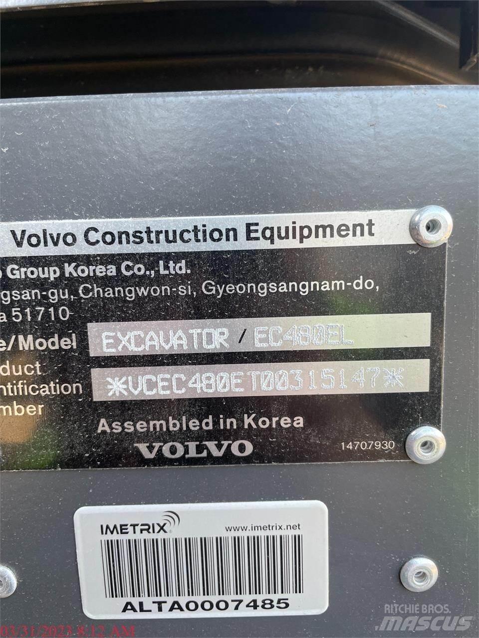 Volvo EC480EL Escavatori cingolati