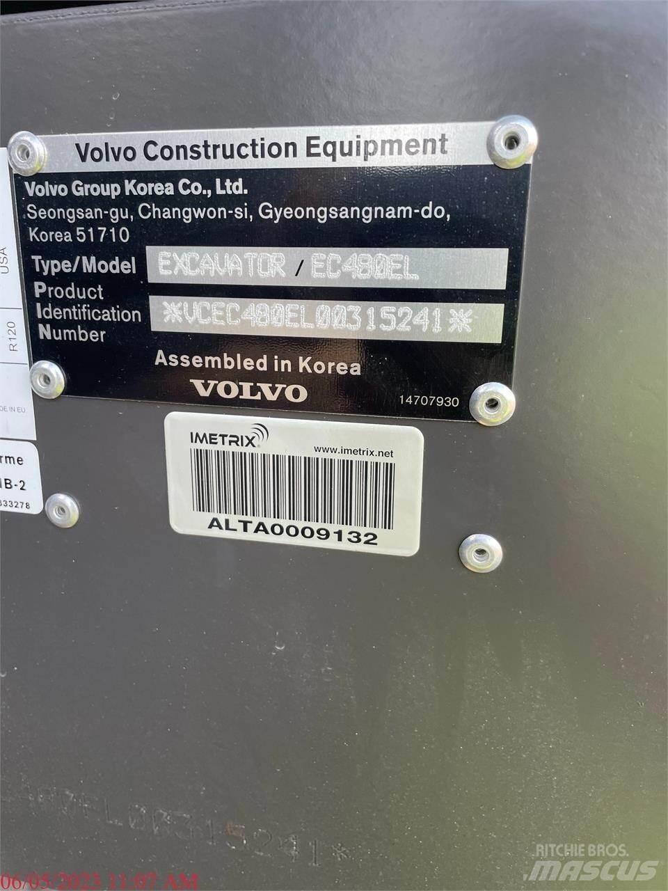 Volvo EC480EL Escavatori cingolati