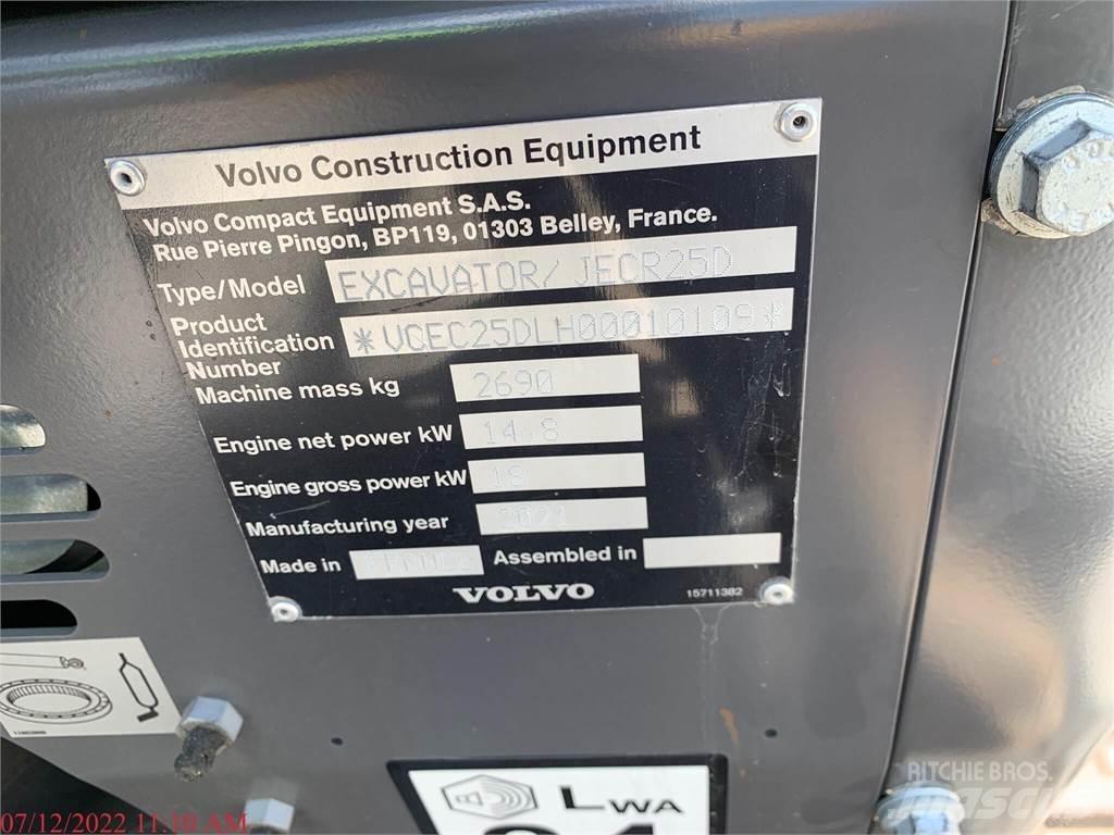 Volvo ECR25D Miniescavatori