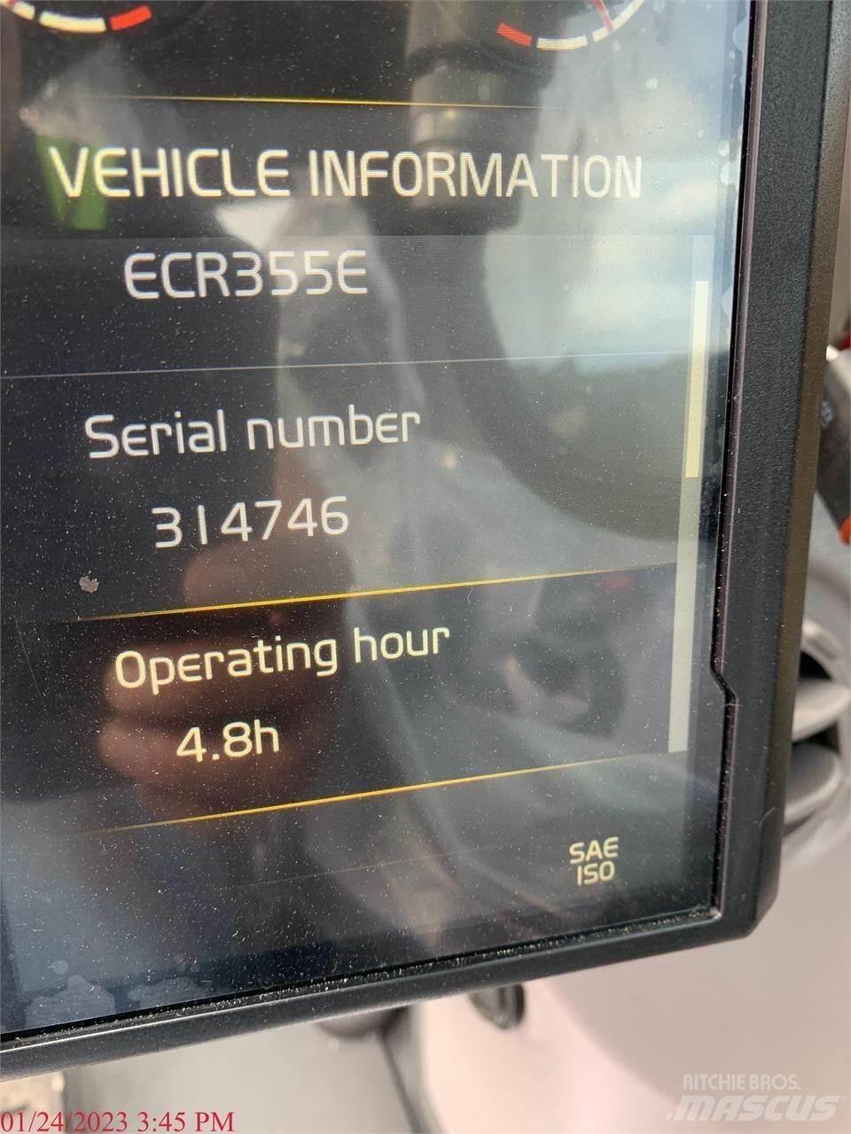 Volvo ECR355EL Escavatori cingolati