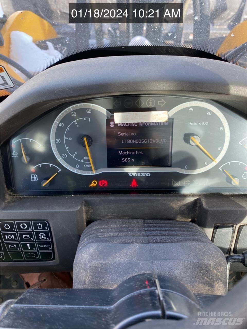 Volvo L180H Pale gommate