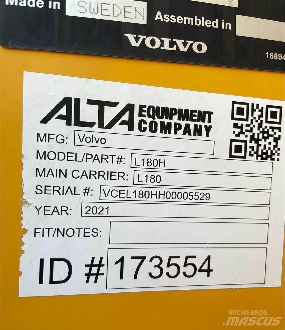 Volvo L180H Pale gommate