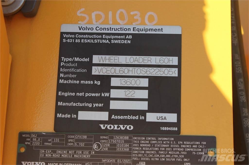 Volvo L60H Pale gommate