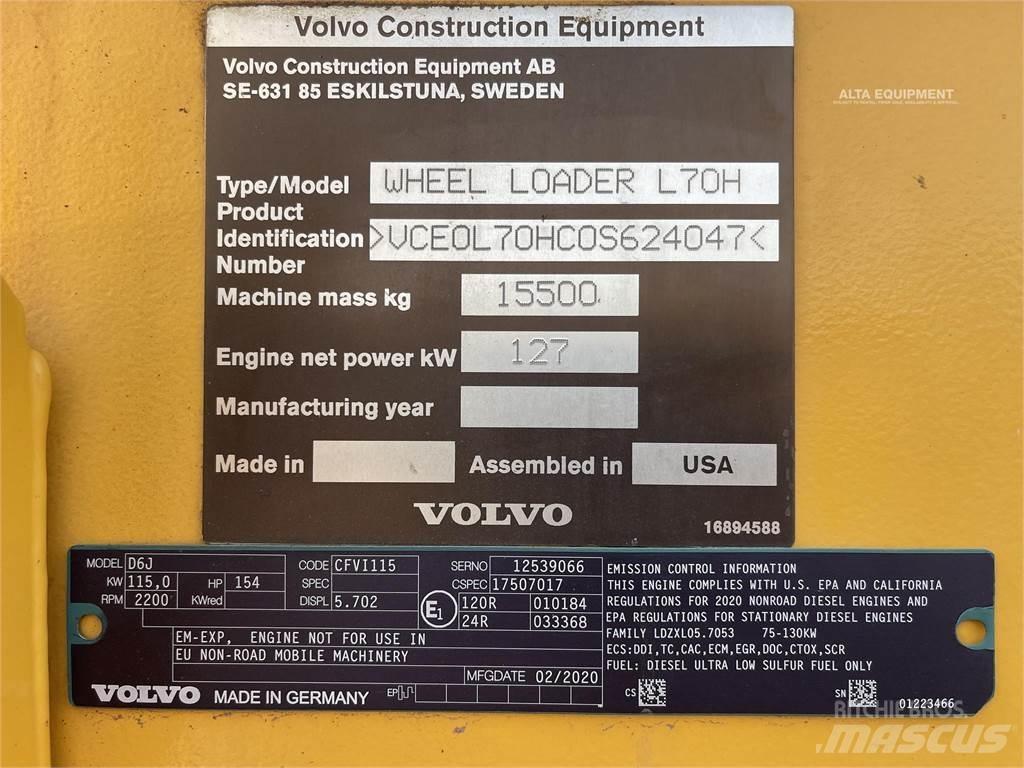 Volvo L70H Pale gommate