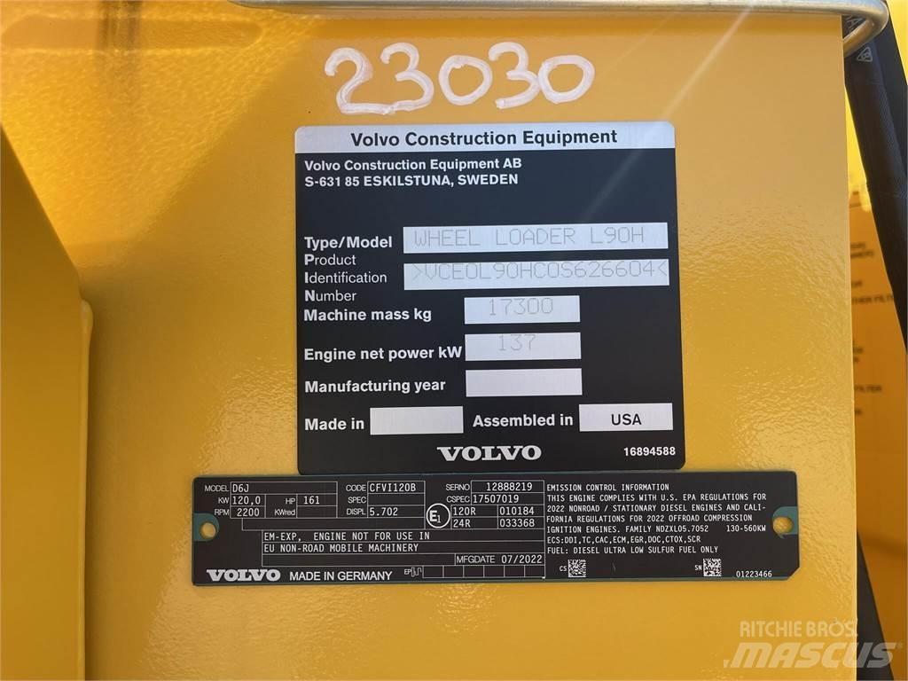 Volvo L90H Pale gommate