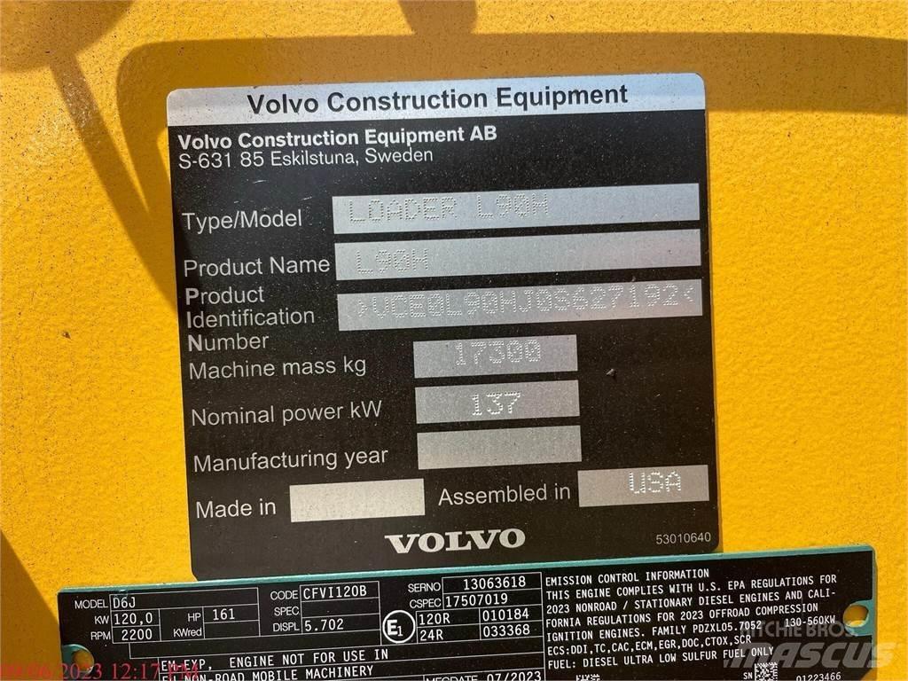 Volvo L90H Pale gommate