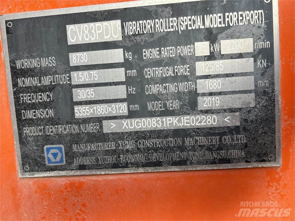 XCMG CV83PDU Rulli a doppio tamburo