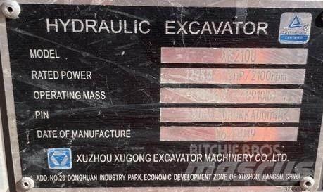 XCMG XE210U Escavatori cingolati
