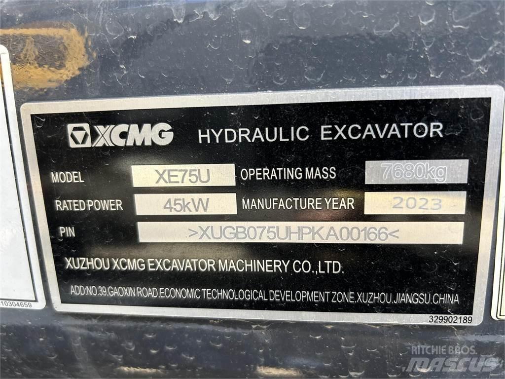 XCMG XE75U Escavatori cingolati
