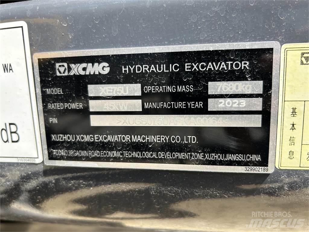 XCMG XE75U Escavatori cingolati