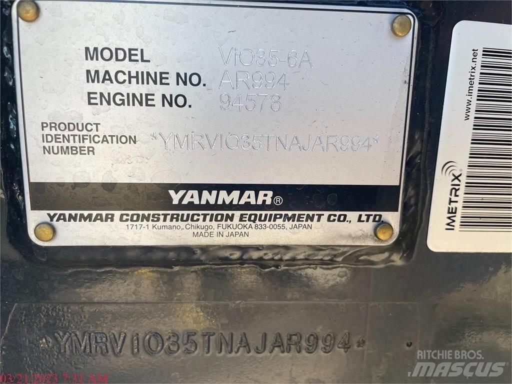 Yanmar VIO35-6A Miniescavatori