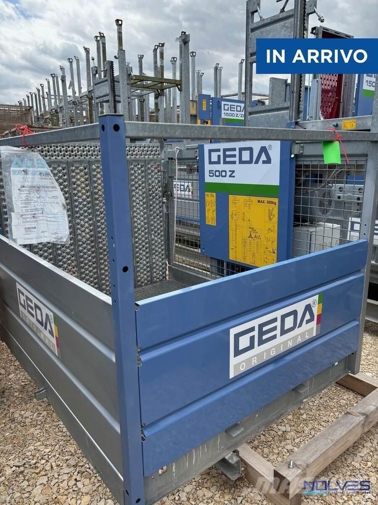 Geda 500Z Piattaforme cingolate, Piattaforme a ragno e Montacarichi