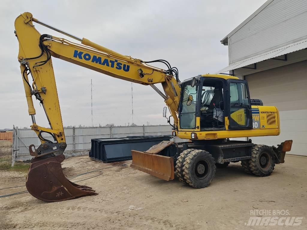 Komatsu PW 180-7EO Escavatori gommati
