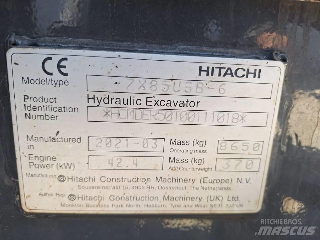 Hitachi ZX85USB-6 Escavatori medi 7t - 12t