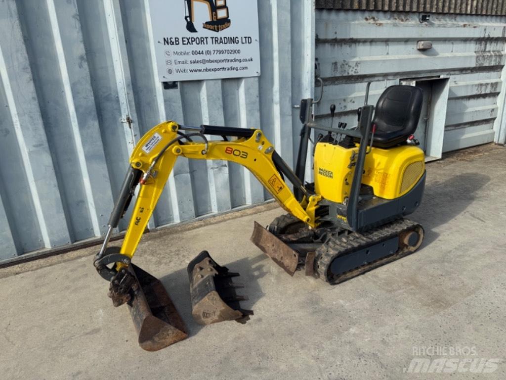 Wacker Neuson 803 Miniescavatori