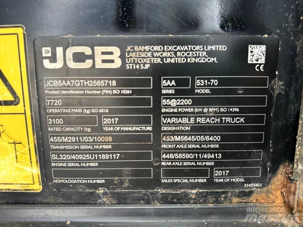 JCB 531-70 Sollevatori telescopici