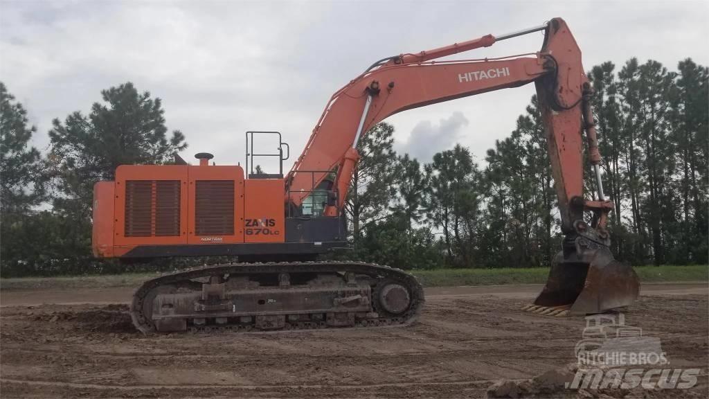 Hitachi ZX 670 Escavatori cingolati