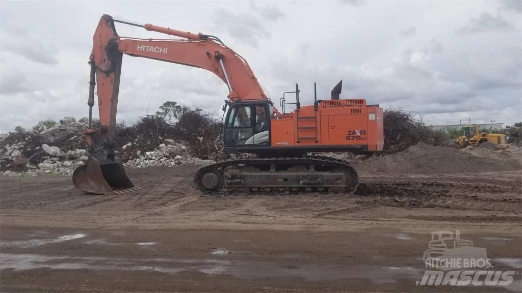 Hitachi ZX 670 Escavatori cingolati