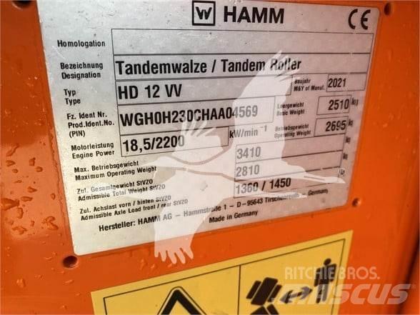 Hamm HD12VV Rulli monotamburo