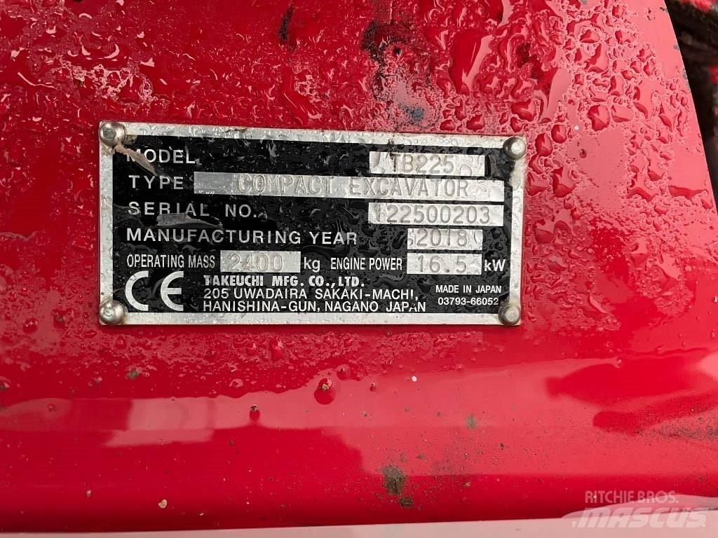 Takeuchi TB 225 Miniescavatori