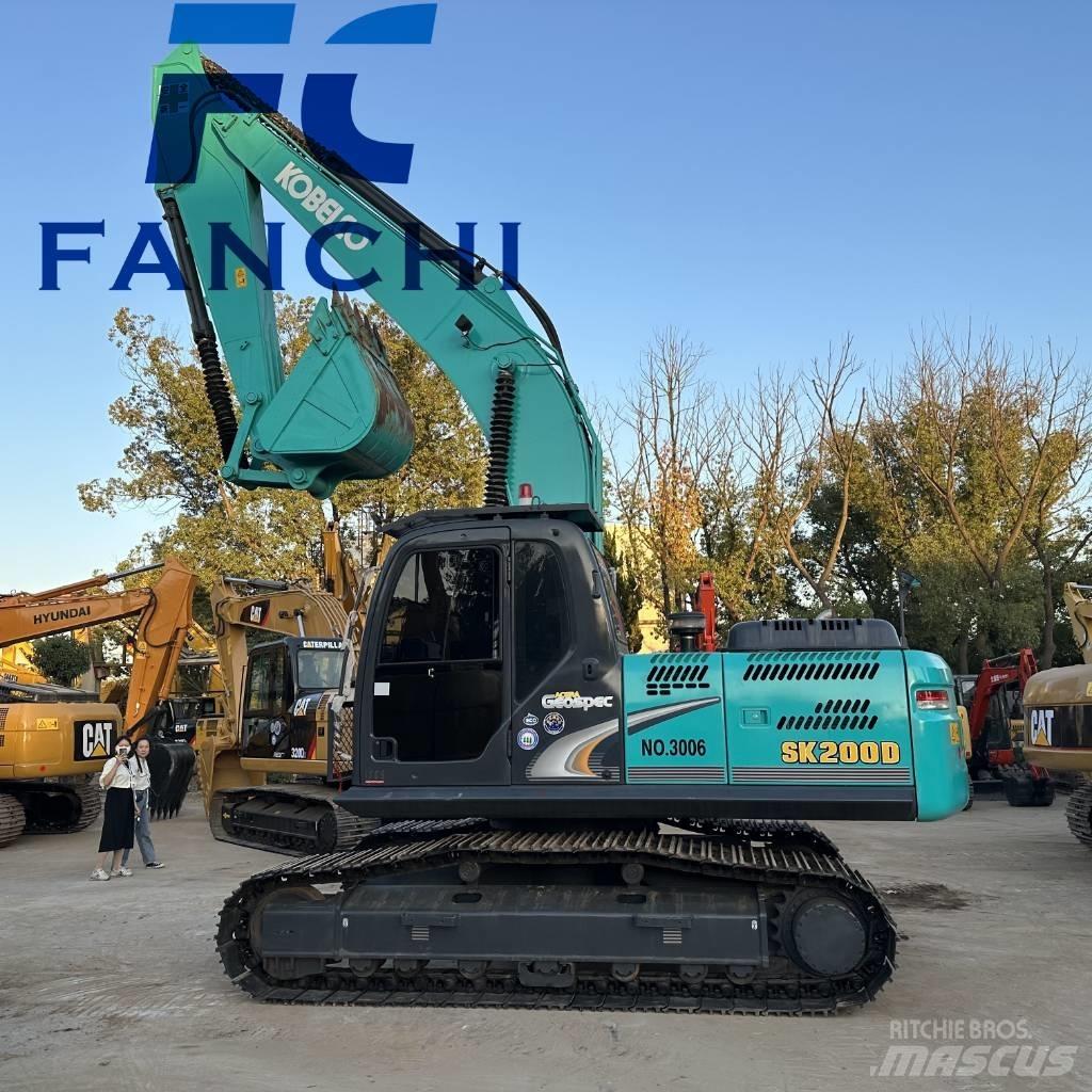 Kobelco sk200D Movimentazione rifiuti