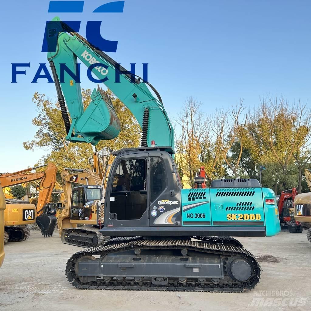 Kobelco sk200D Movimentazione rifiuti