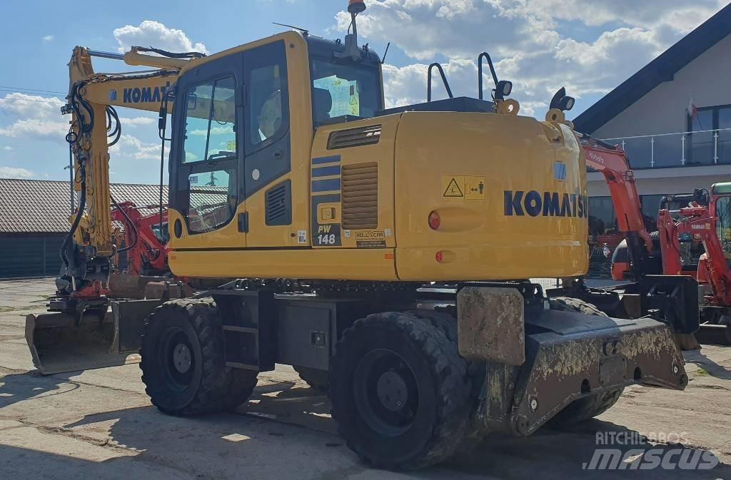 Komatsu PW148-10 Escavatori gommati