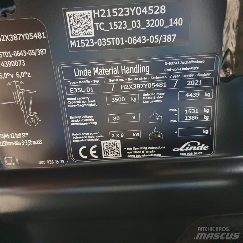 Linde E35L Carrelli elevatori elettrici
