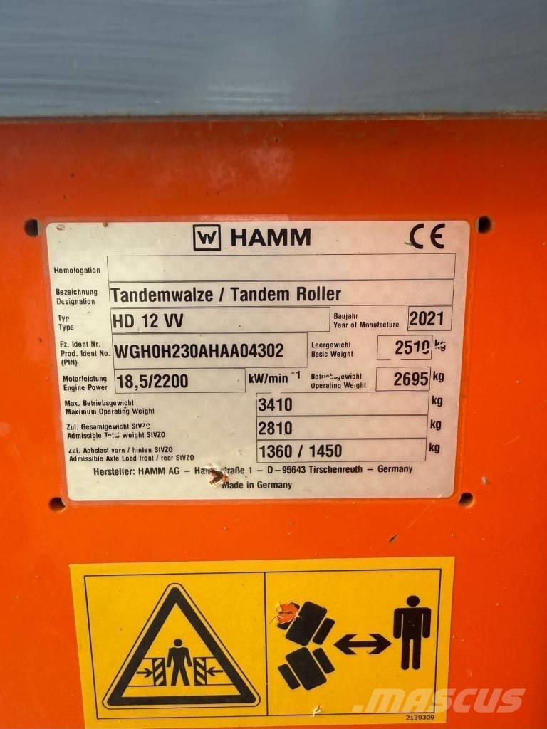 Hamm HD 12 Rulli a doppio tamburo